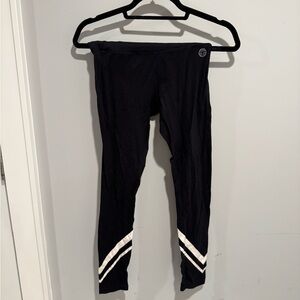 Tory Burch Black and White Leggings